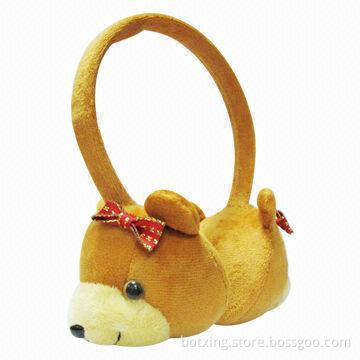 Children's Earmuff Headphone with Popular Cute Bear Appearance